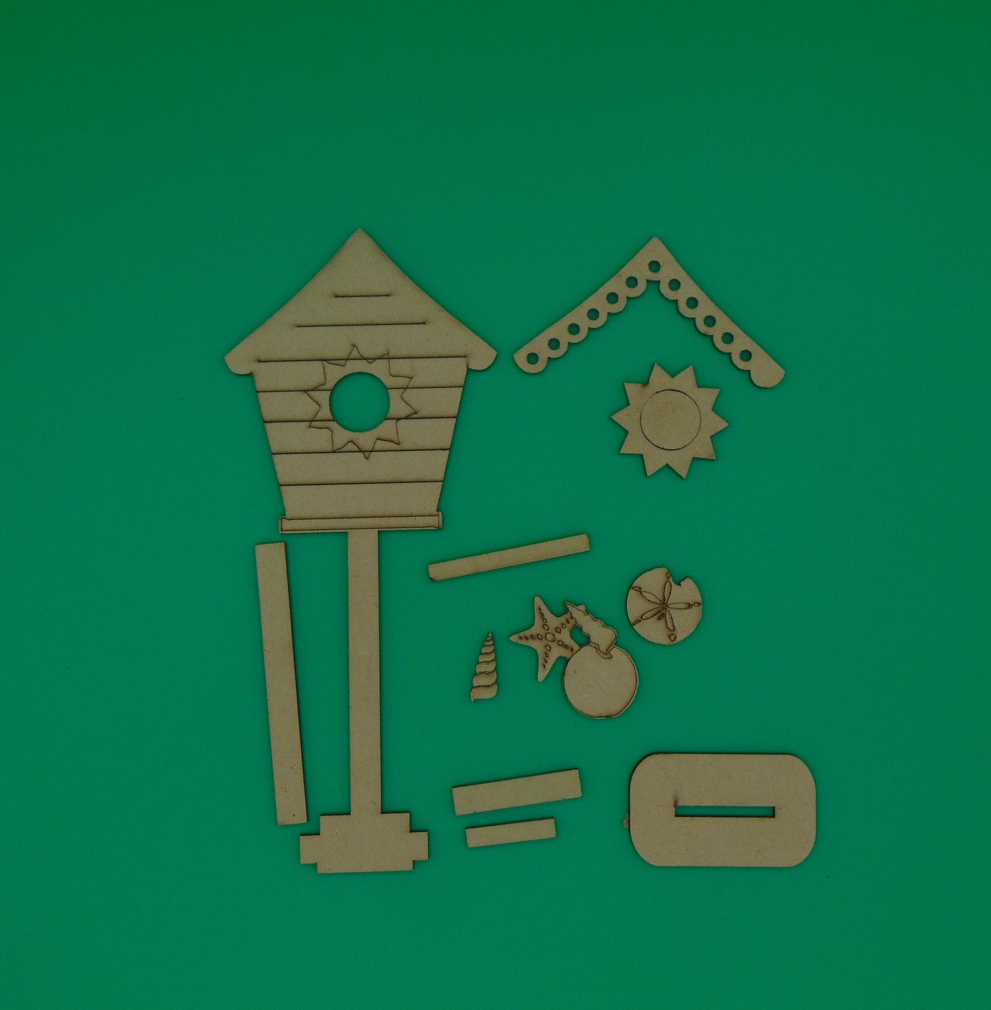 Summer Fun Wooden Bird Set