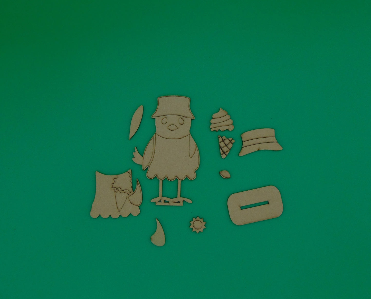 Summer Fun Wooden Bird Set