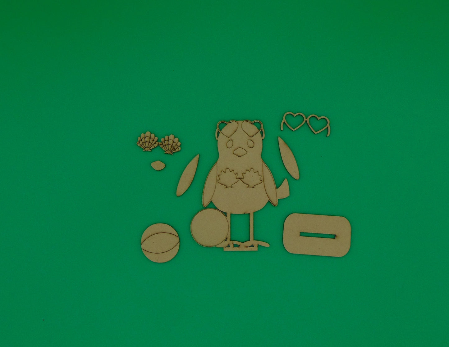 Summer Fun Wooden Bird Set