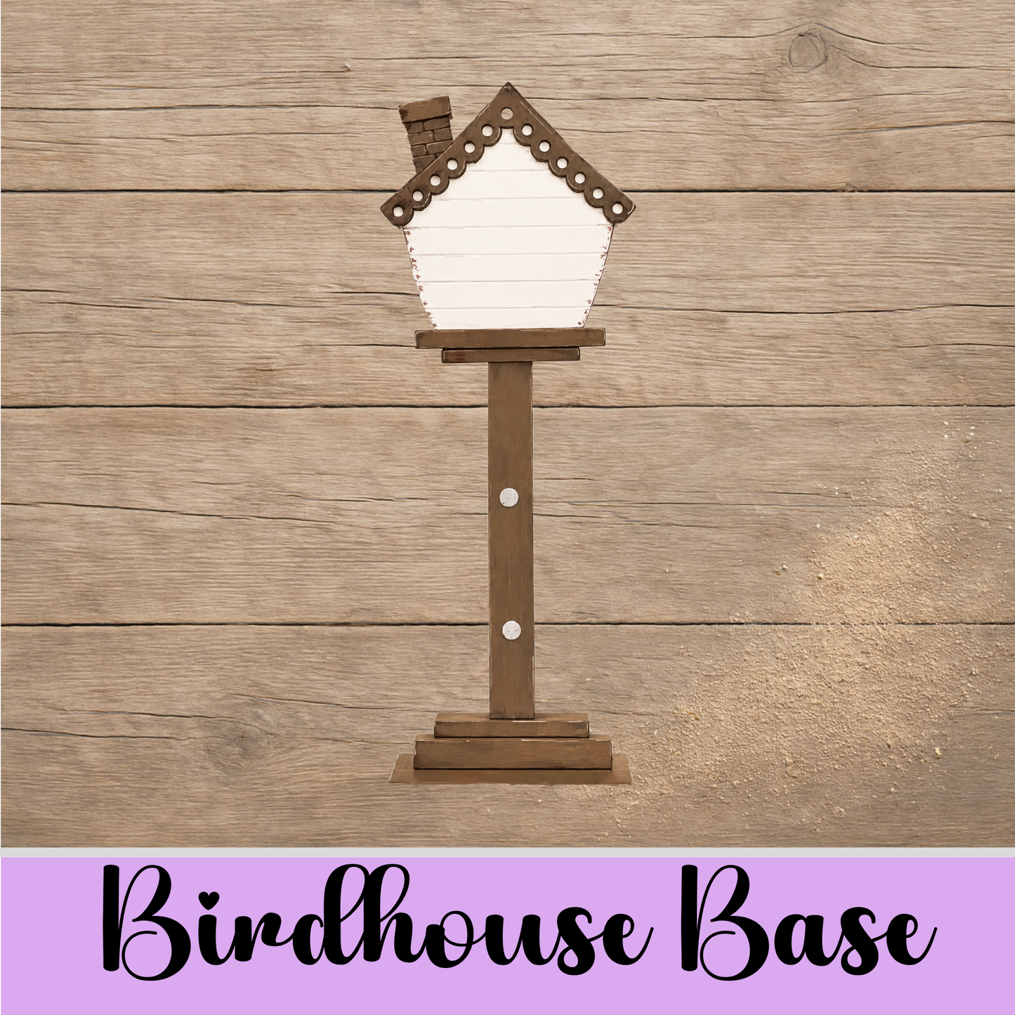 Unfinished MDF Birdhouse Kit 22 Inch DIY Wood Blank Paint Your Own Cottage Farmhouse Decor Tabletop Spring Craft