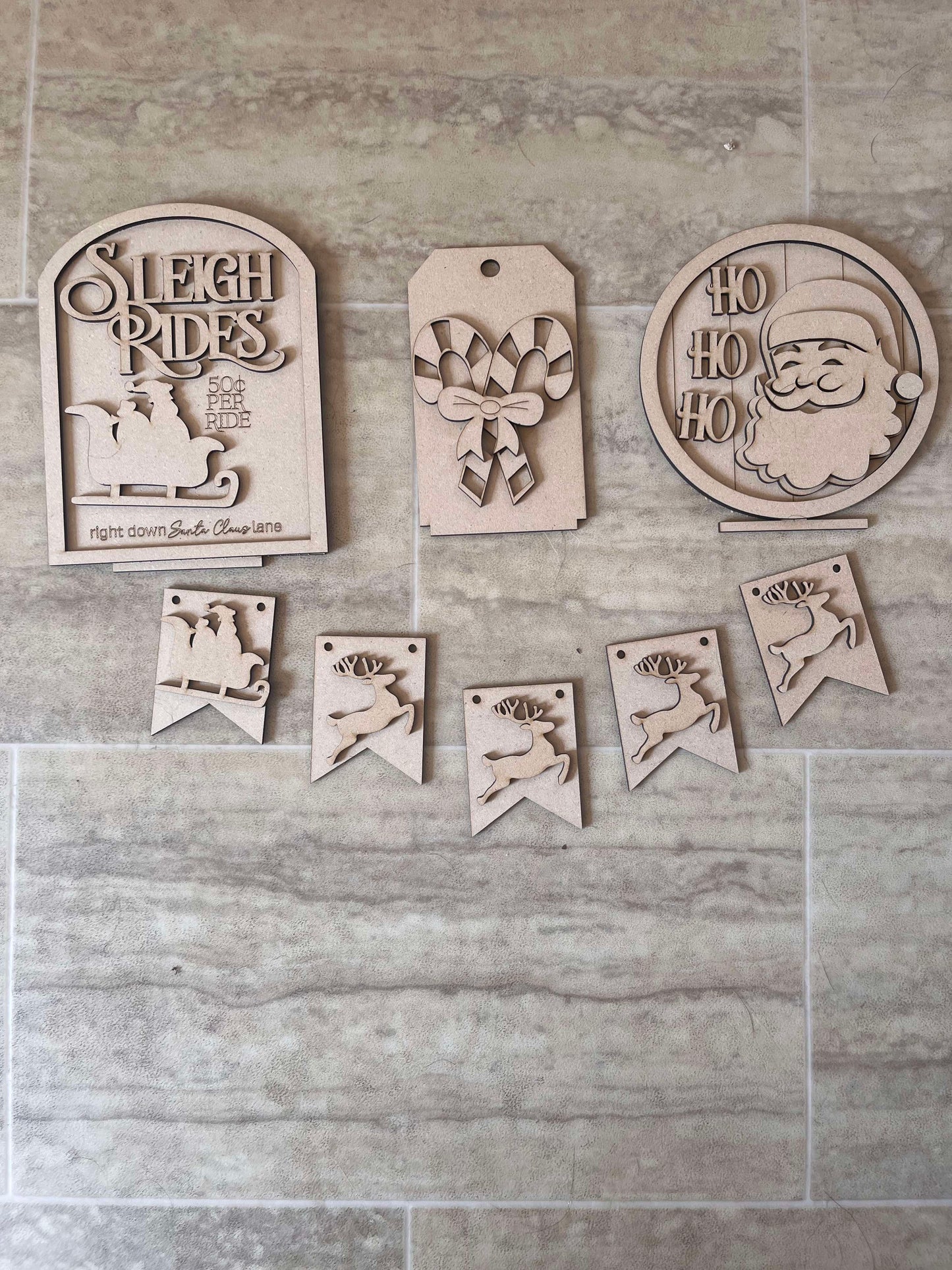 Sleigh Rides Bench Insert