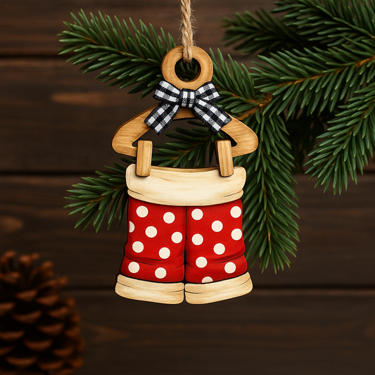 Santa’s Shorts Christmas Ornament