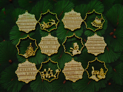 Christmas Music Ornaments