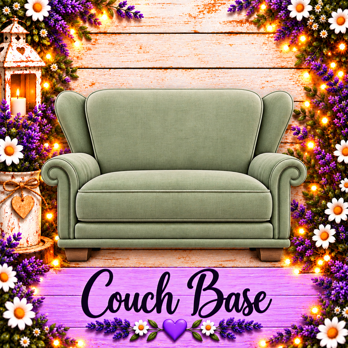 Unfinished MDF Couch Base