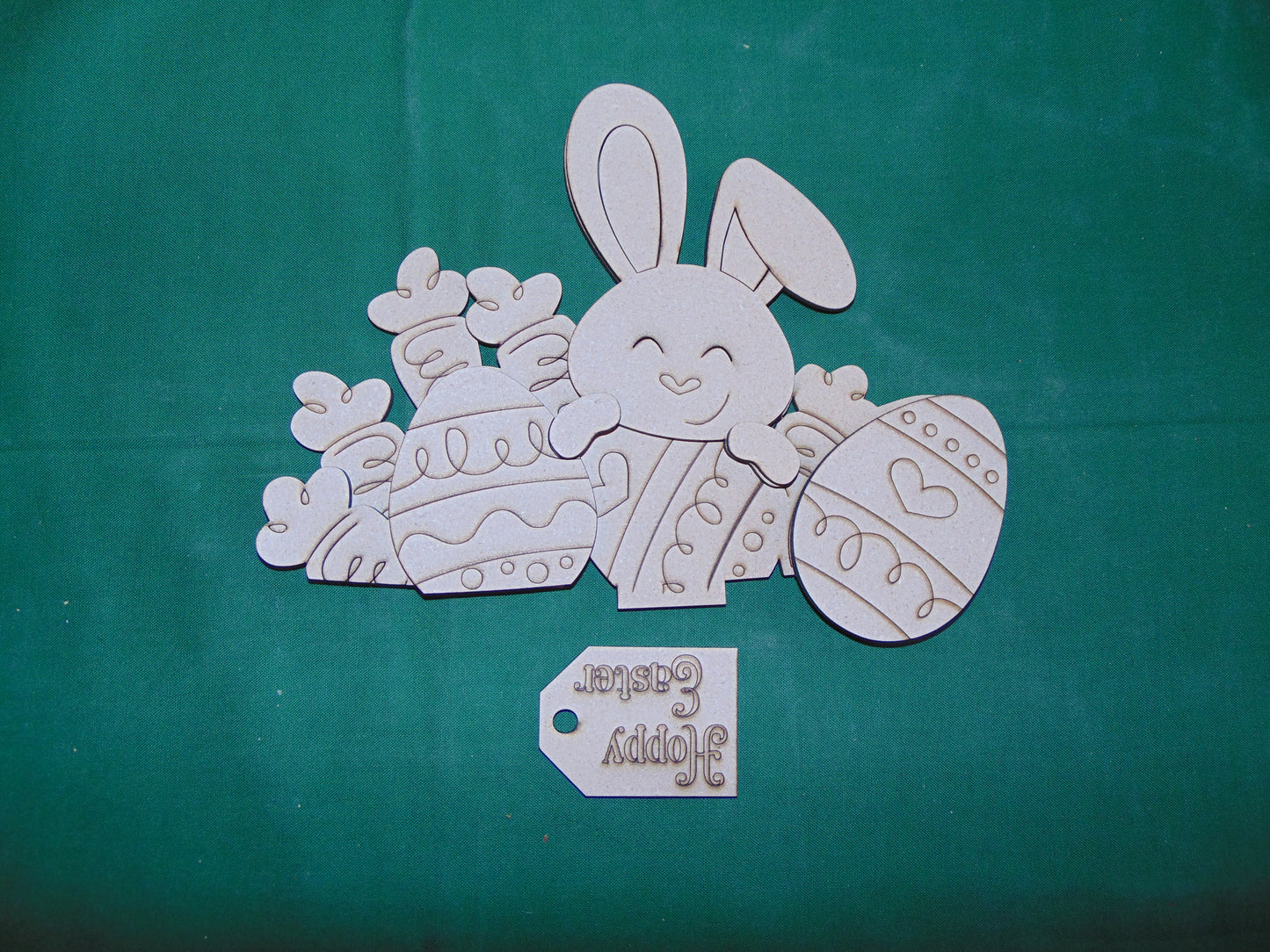 Bunny with Easter Eggs Insert