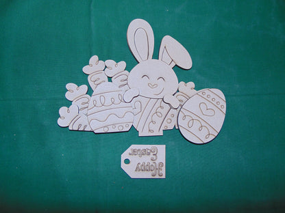 Bunny with Easter Eggs Insert