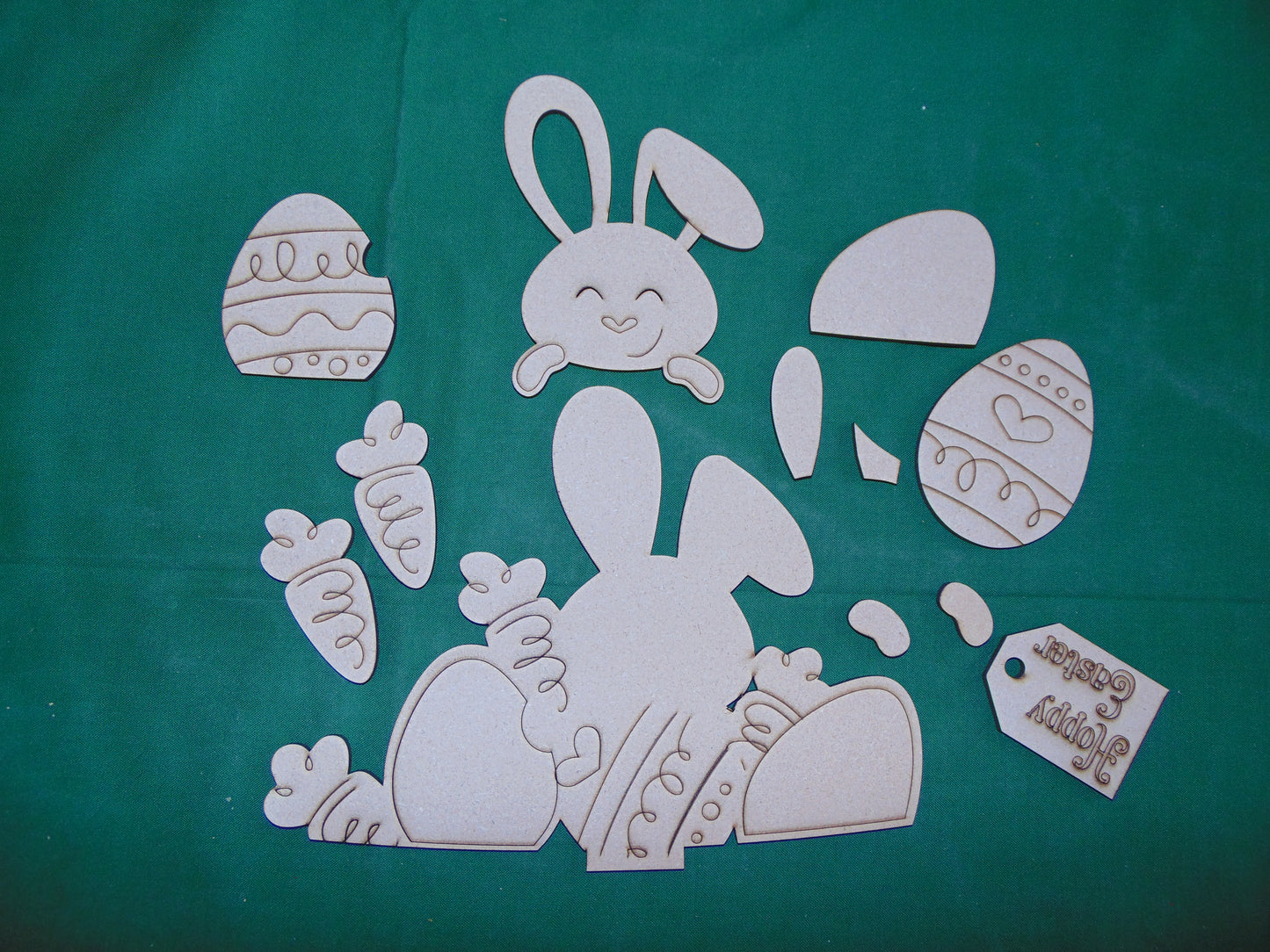 Bunny with Easter Eggs Insert