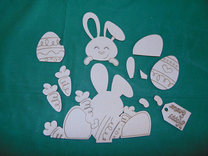 Bunny with Easter Eggs Insert