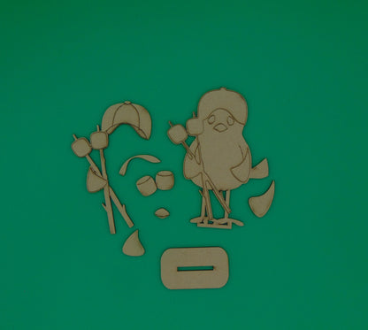 Summer Fun Wooden Bird Set