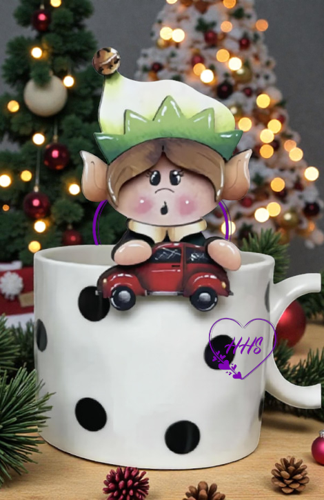 Holiday Car Elf Interchangeable Insert