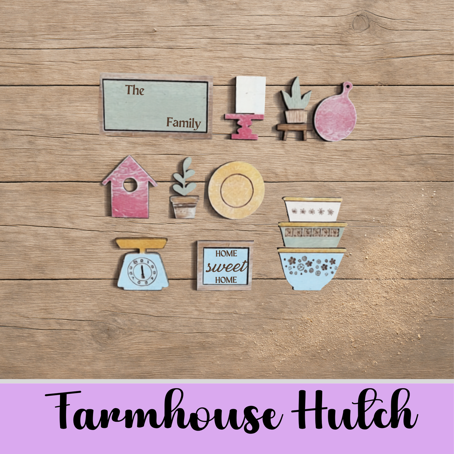 DIY Mini Farmhouse Hutch: Unfinished MDF Shelf Decor