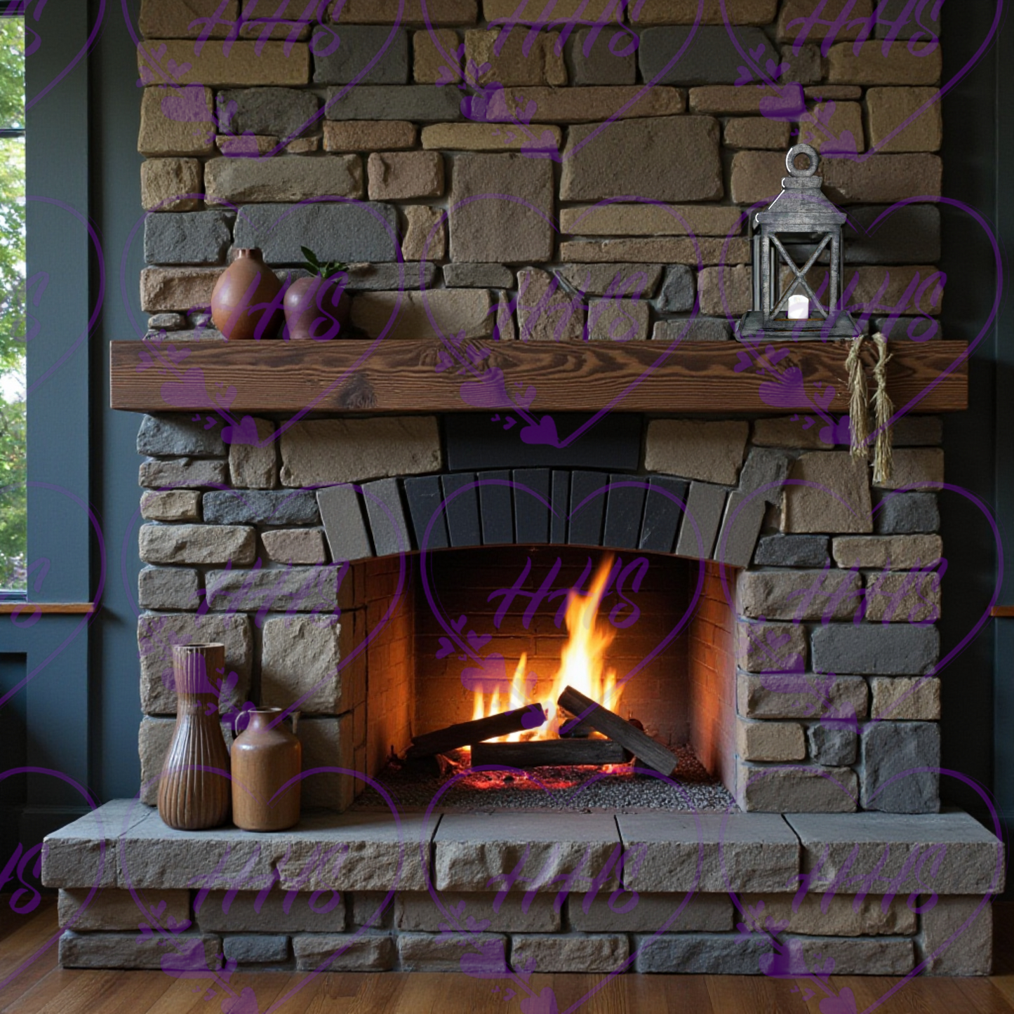 Rustic Lantern Base – Cozy Charm for Every Season