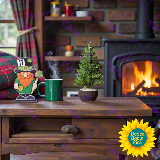 Unfinished MDF Luck of the Irish Leprechaun –  DIY Craft Cutout