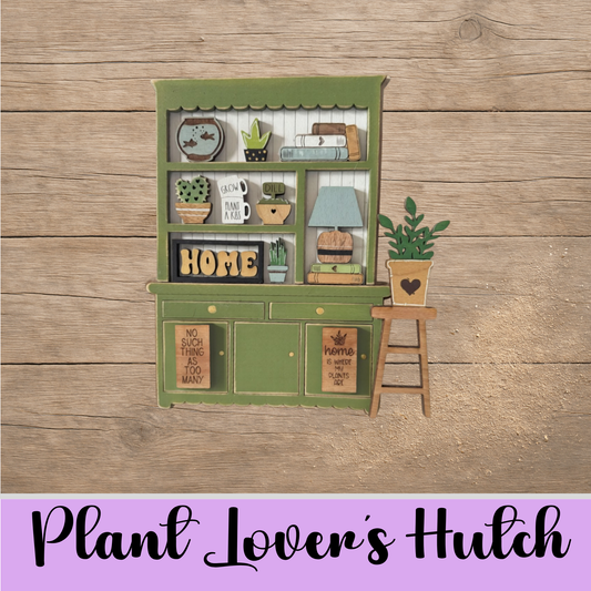 Unfinished MDF Plant Lovers Hutch