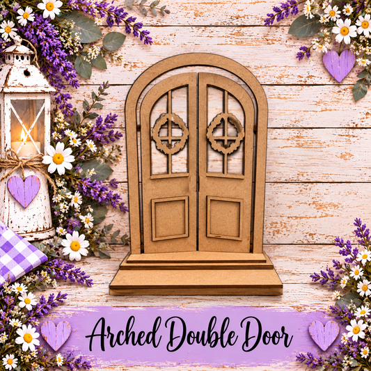 Unfinished MDF Arched Door base