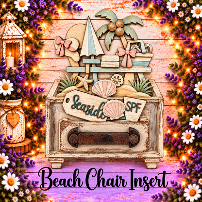 Unfinished MDF Beach Chair Insert