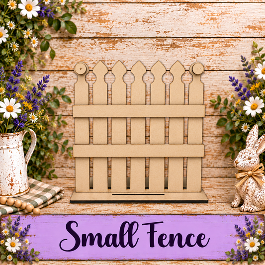 Unfinished MDF Small Fence Interchangeable Base