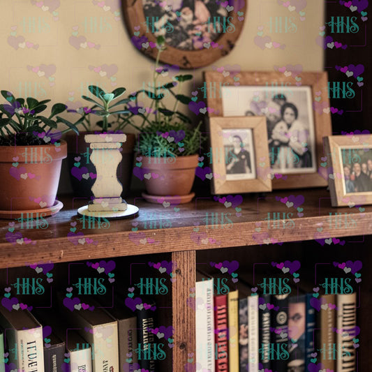 Unfinished MDF Spindle Base Craft Kit: Interchangeable Home Decor