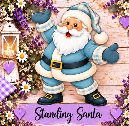 Santa Claus Cutout: DIY Christmas Craft Shape