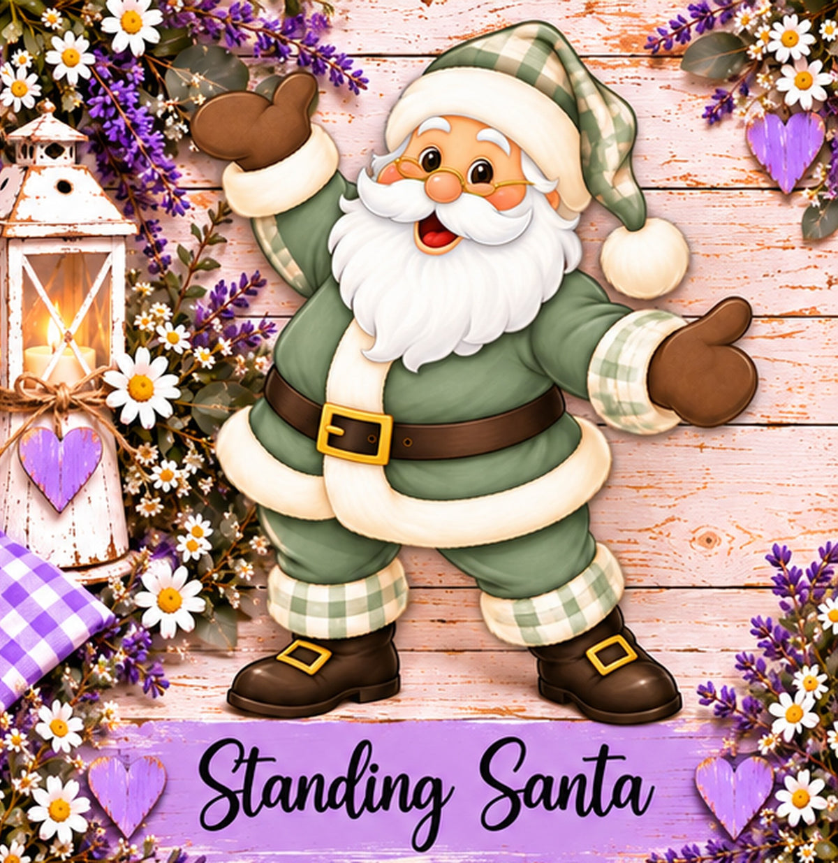 Santa Claus Cutout: DIY Christmas Craft Shape