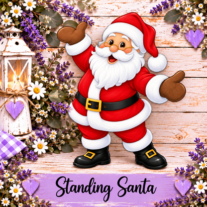 Santa Claus Cutout: DIY Christmas Craft Shape