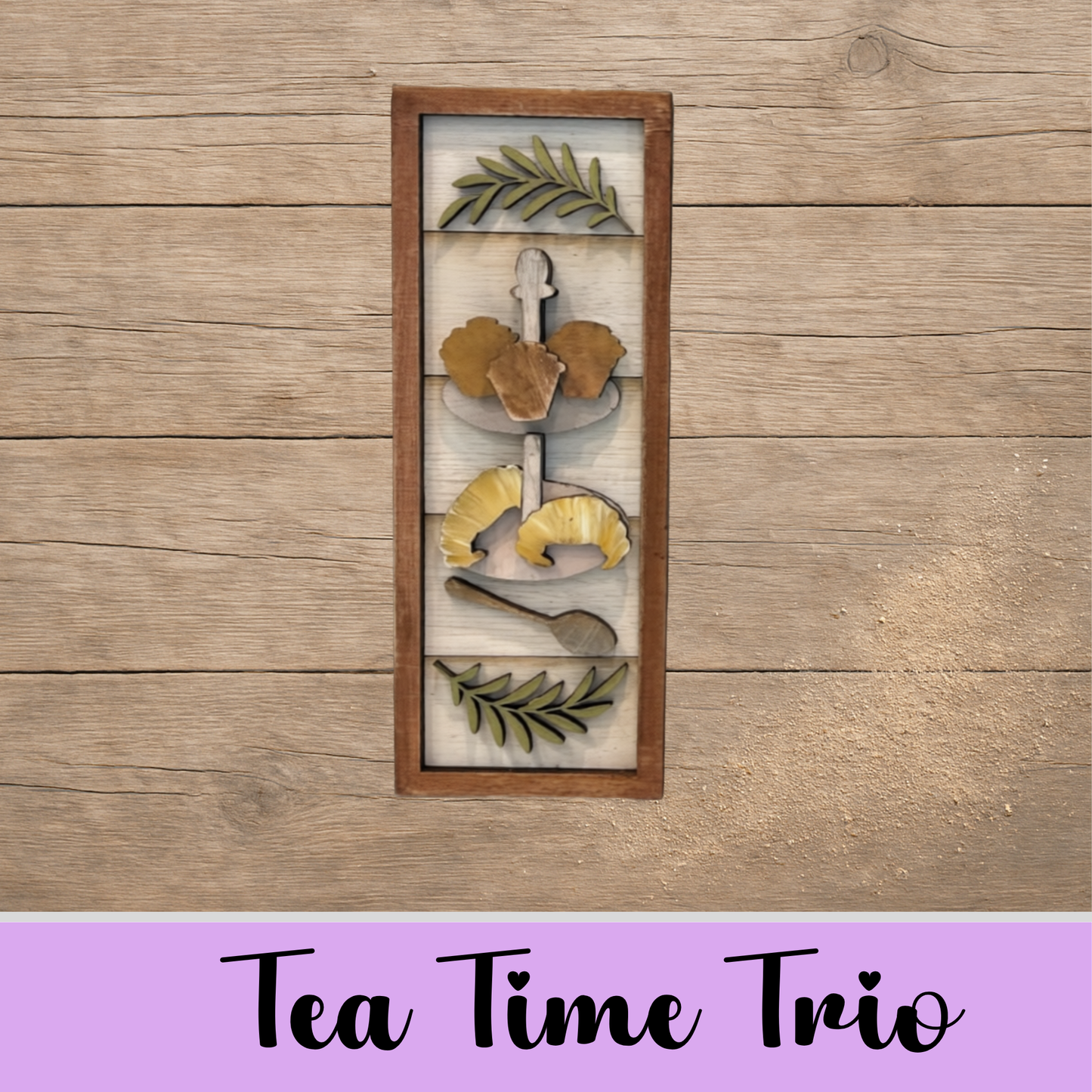Unfinished MDF Tea Time Kitchen Trio