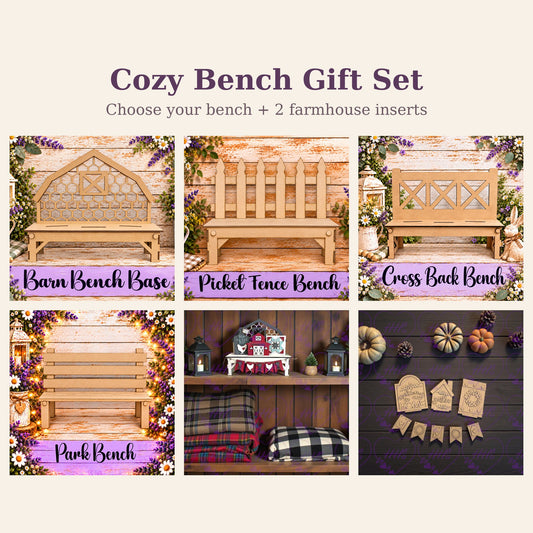 Cozy Bench Gift Set bundle