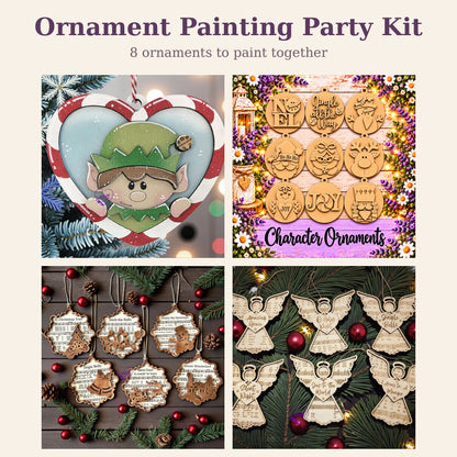Ornament Painting Party Kit bundle