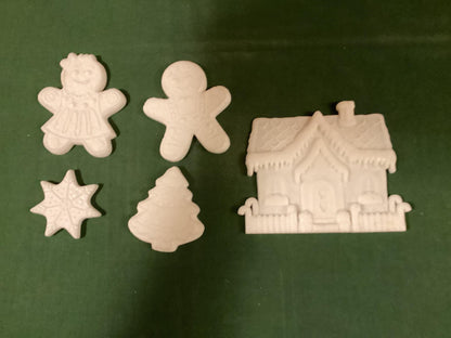 Gingerbread House Resin Casting