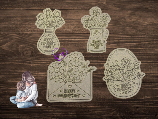Coloring Crafts for Mother's Day