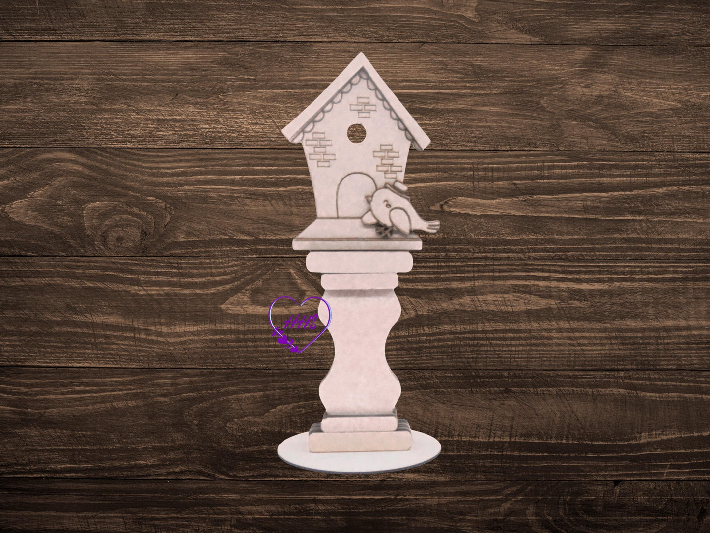 DIY Wooden Birdhouse Craft Kit - Laser Cut MDF Birdhouse - Unfinished Craft Kit Customizing, Home Decor, Bird Lover Gift, Kids Craft