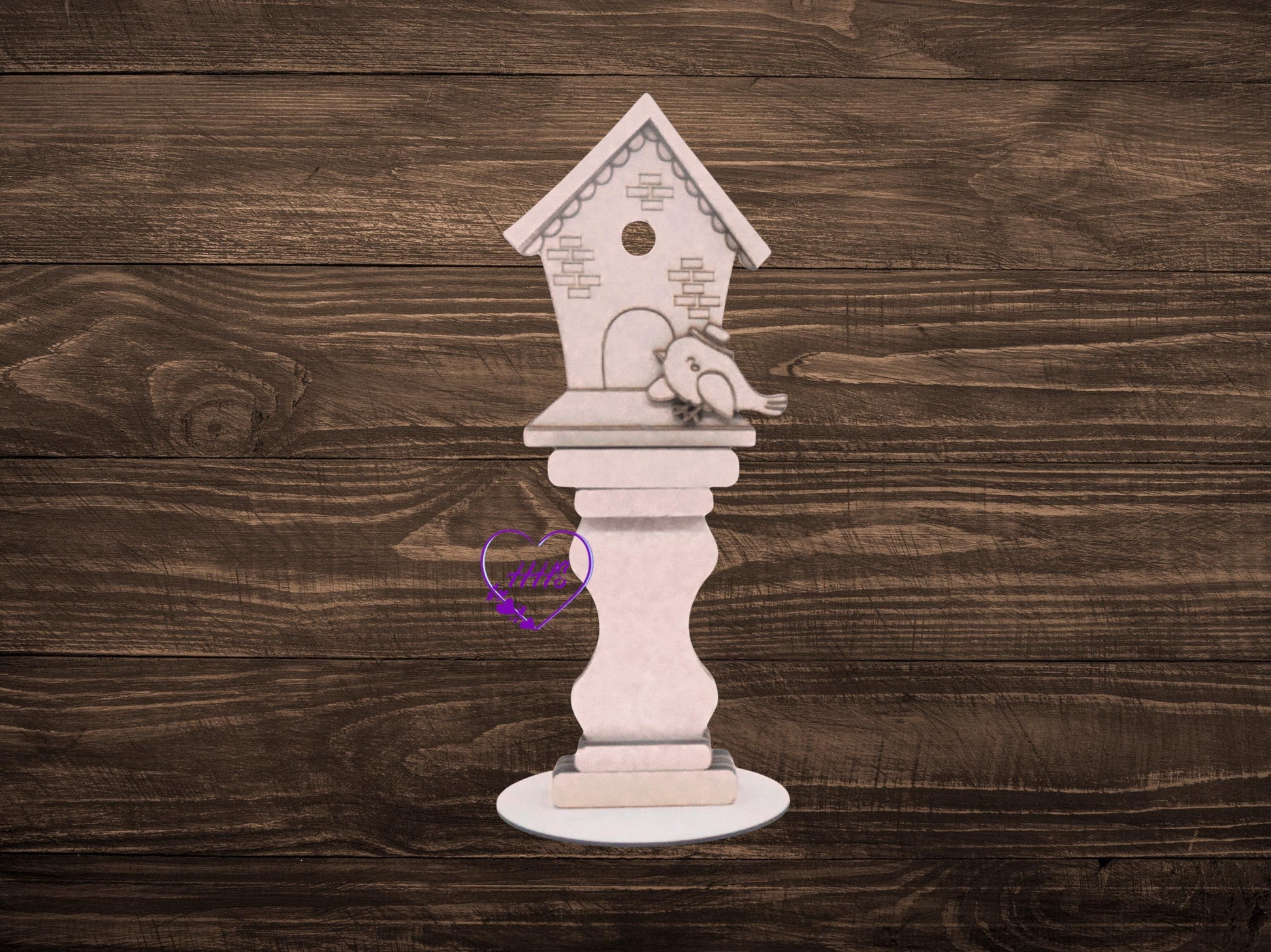 DIY Wooden Birdhouse Craft Kit - Laser Cut MDF Birdhouse - Unfinished Craft Kit Customizing, Home Decor, Bird Lover Gift, Kids Craft