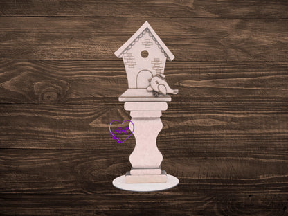 DIY Wooden Birdhouse Craft Kit - Laser Cut MDF Birdhouse - Unfinished Craft Kit Customizing, Home Decor, Bird Lover Gift, Kids Craft