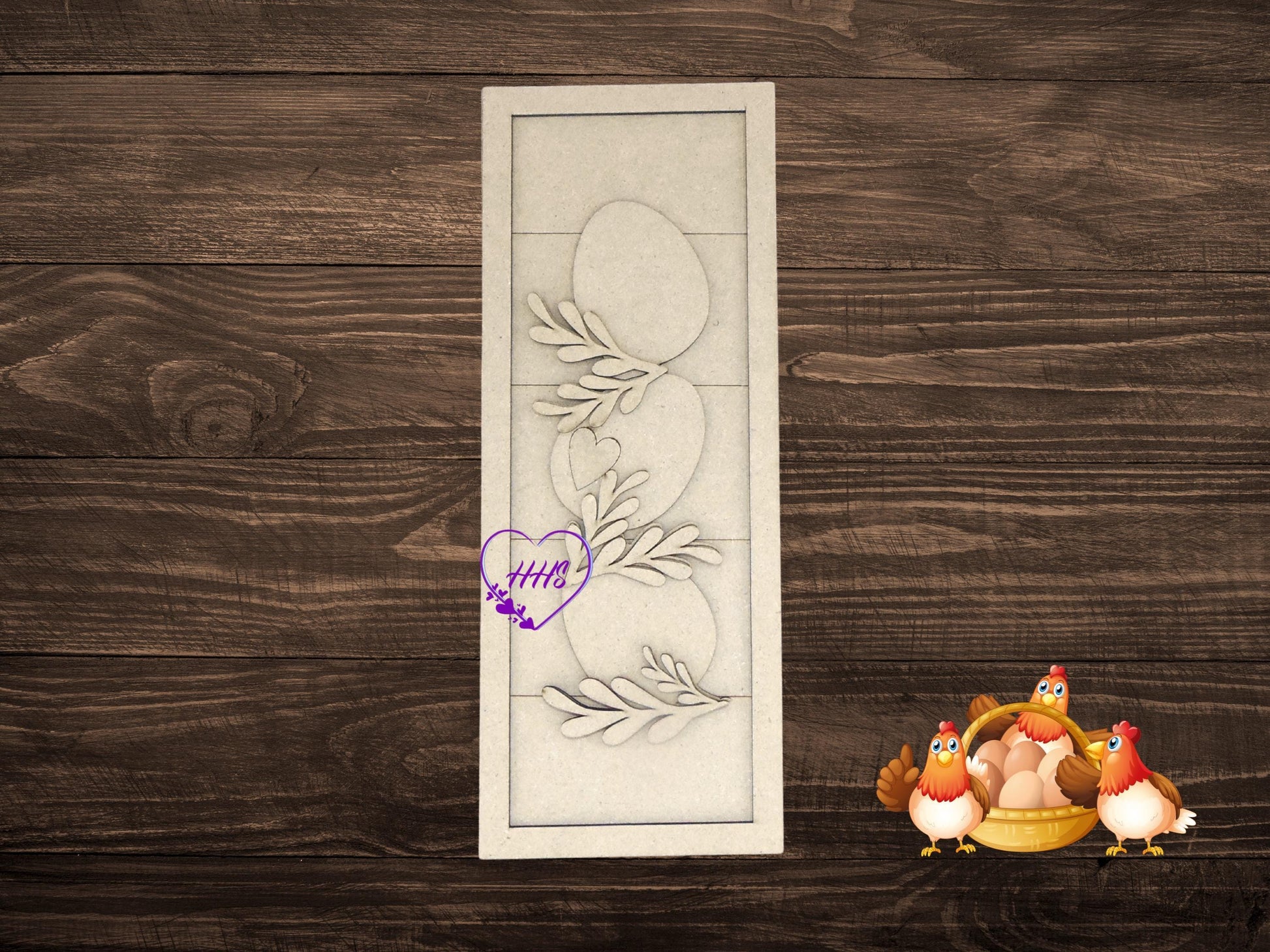 Egg Trio Shelf Sitter/Leaner