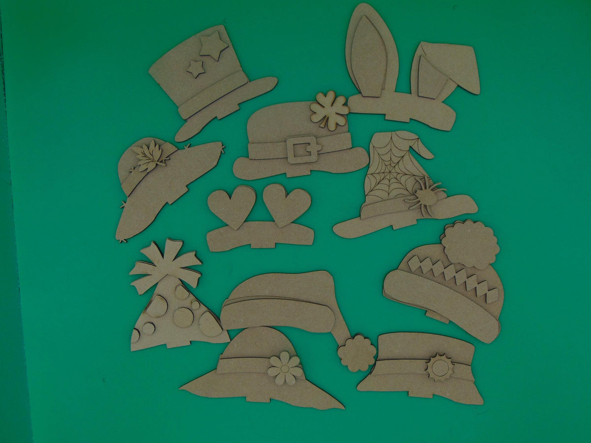 Interchangeable Hats for Animal Bases