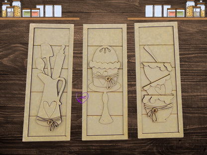 Kitchen Baking Trio Shelf Sitter/Leaner
