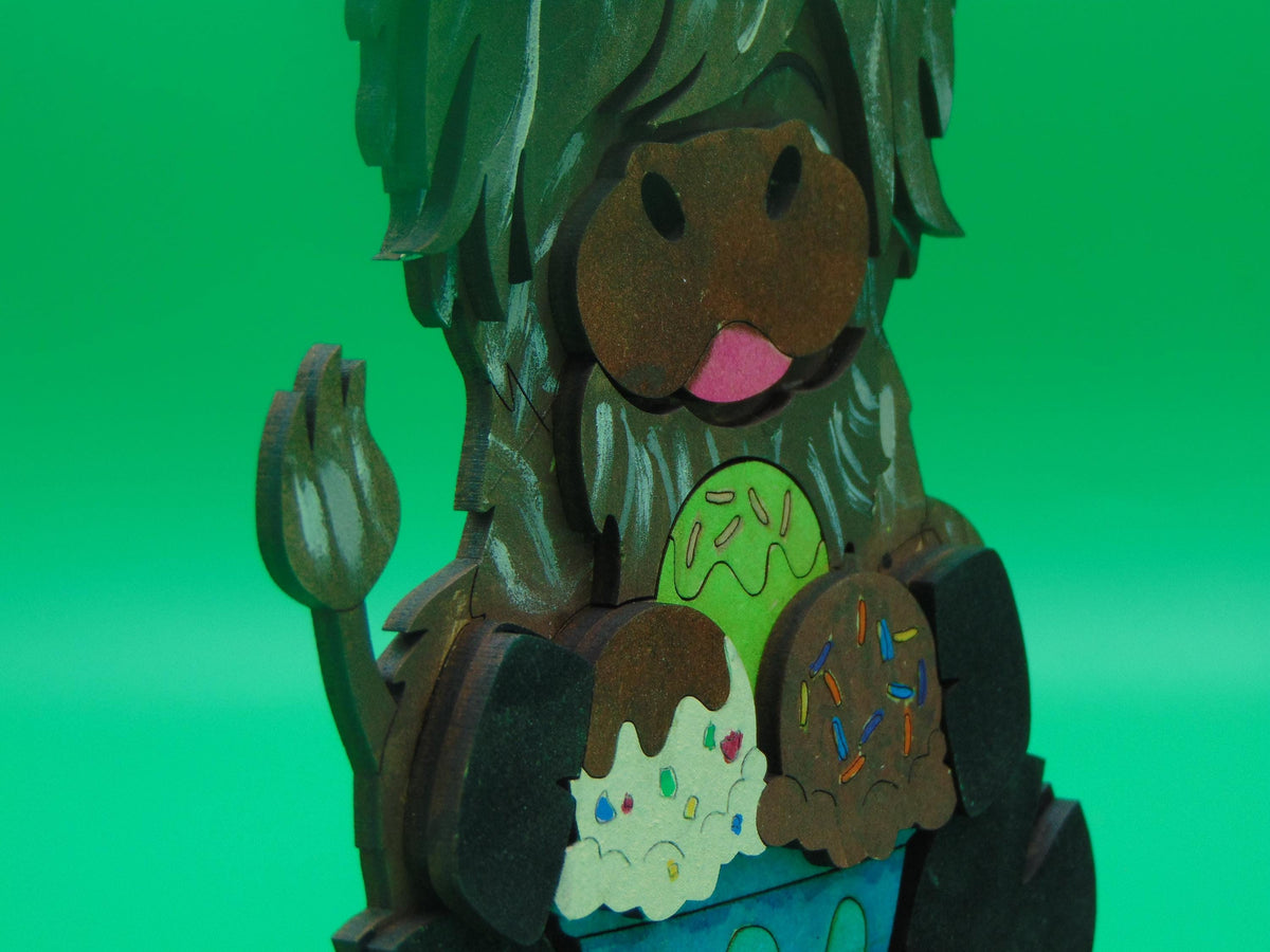 Small Ice Cream Highland Cow