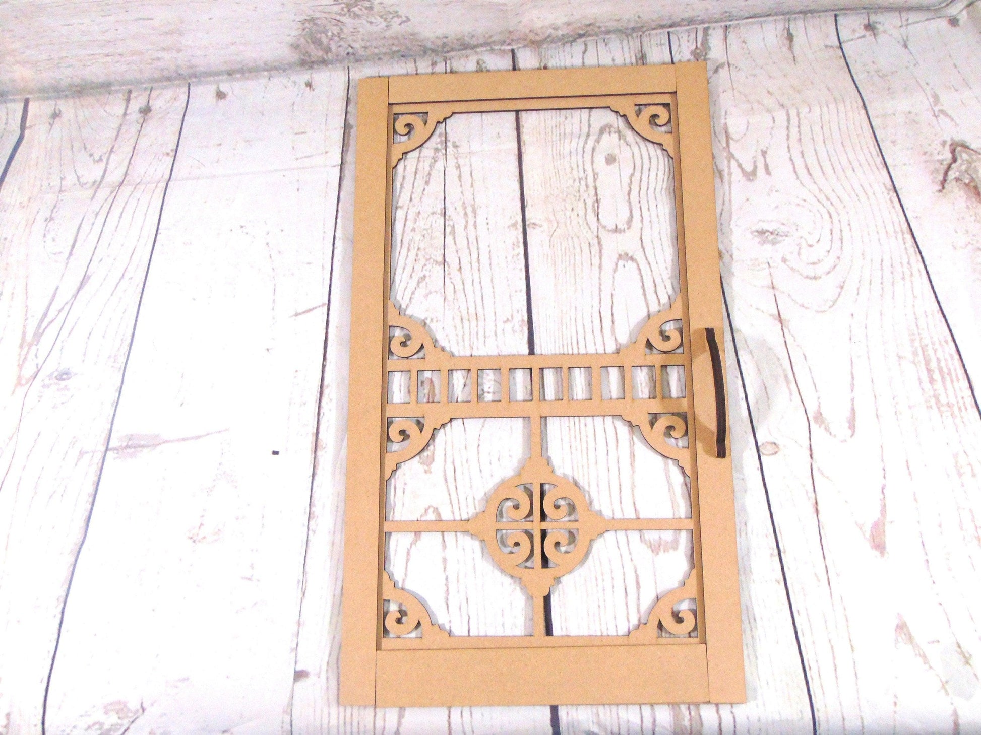 12" x 18" DIY Unfinished Farmhouse Screen Door Kit