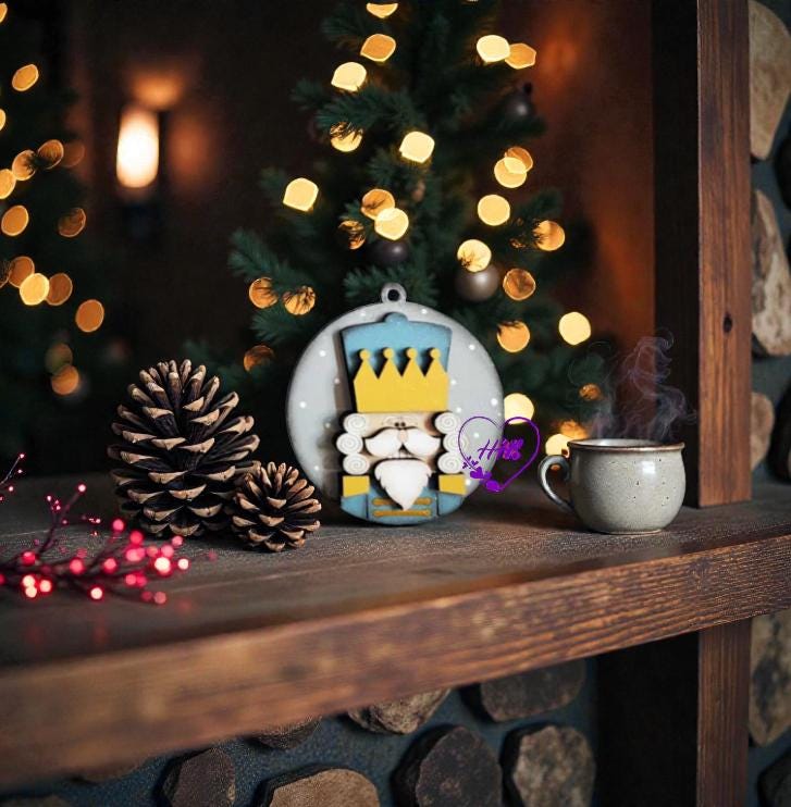 Holiday Character Ornament Bundle – Whimsical Christmas Round Set (9 Designs)