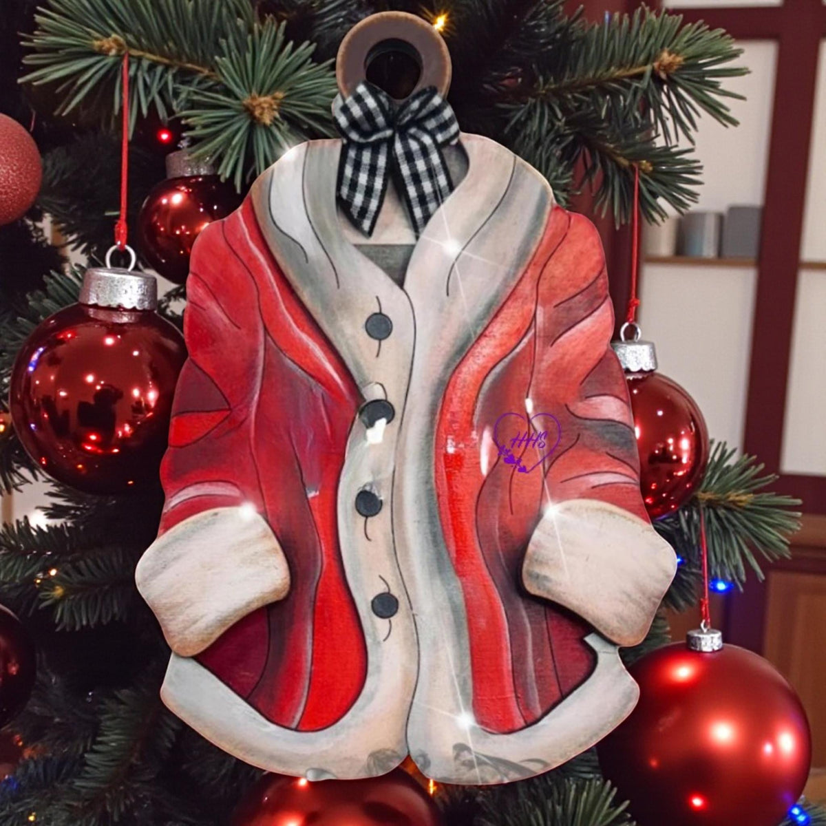 Santa Coat Ornament – Front