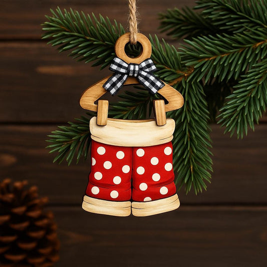 Santa's Shorts Christmas Ornament