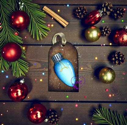 Rustic Christmas Tag Ornament Set – Festive Layered Holiday Collection (6 Designs)