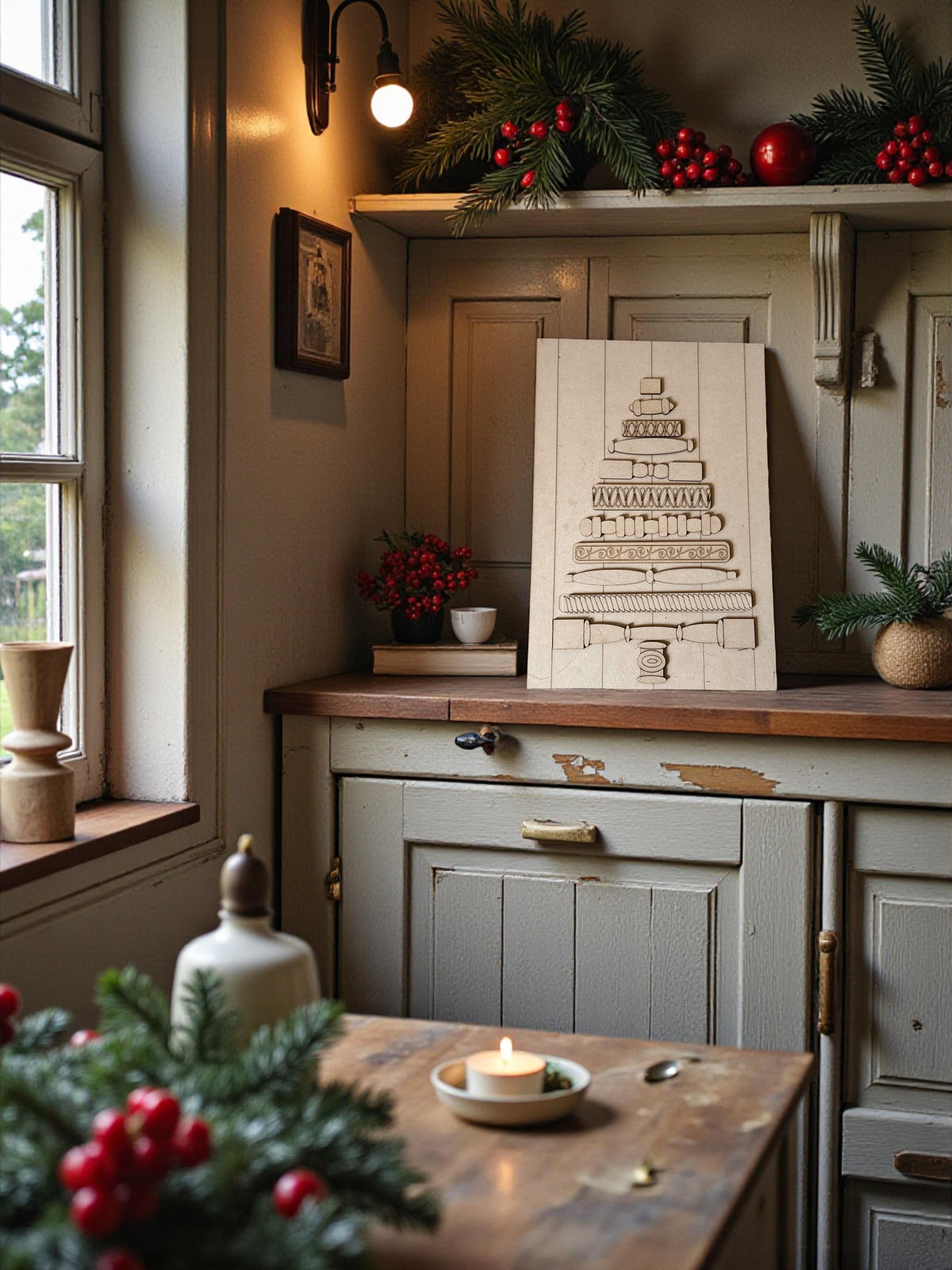 Spindle Christmas Tree