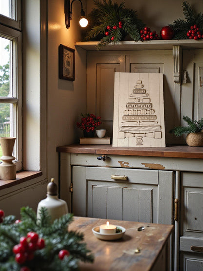 Spindle Christmas Tree