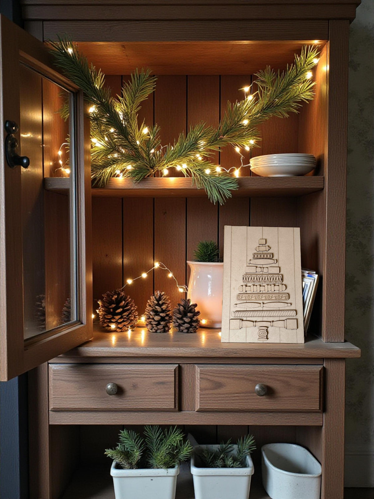 Spindle Christmas Tree