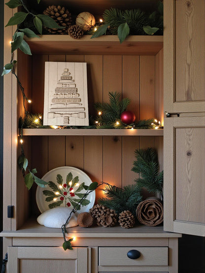 Spindle Christmas Tree