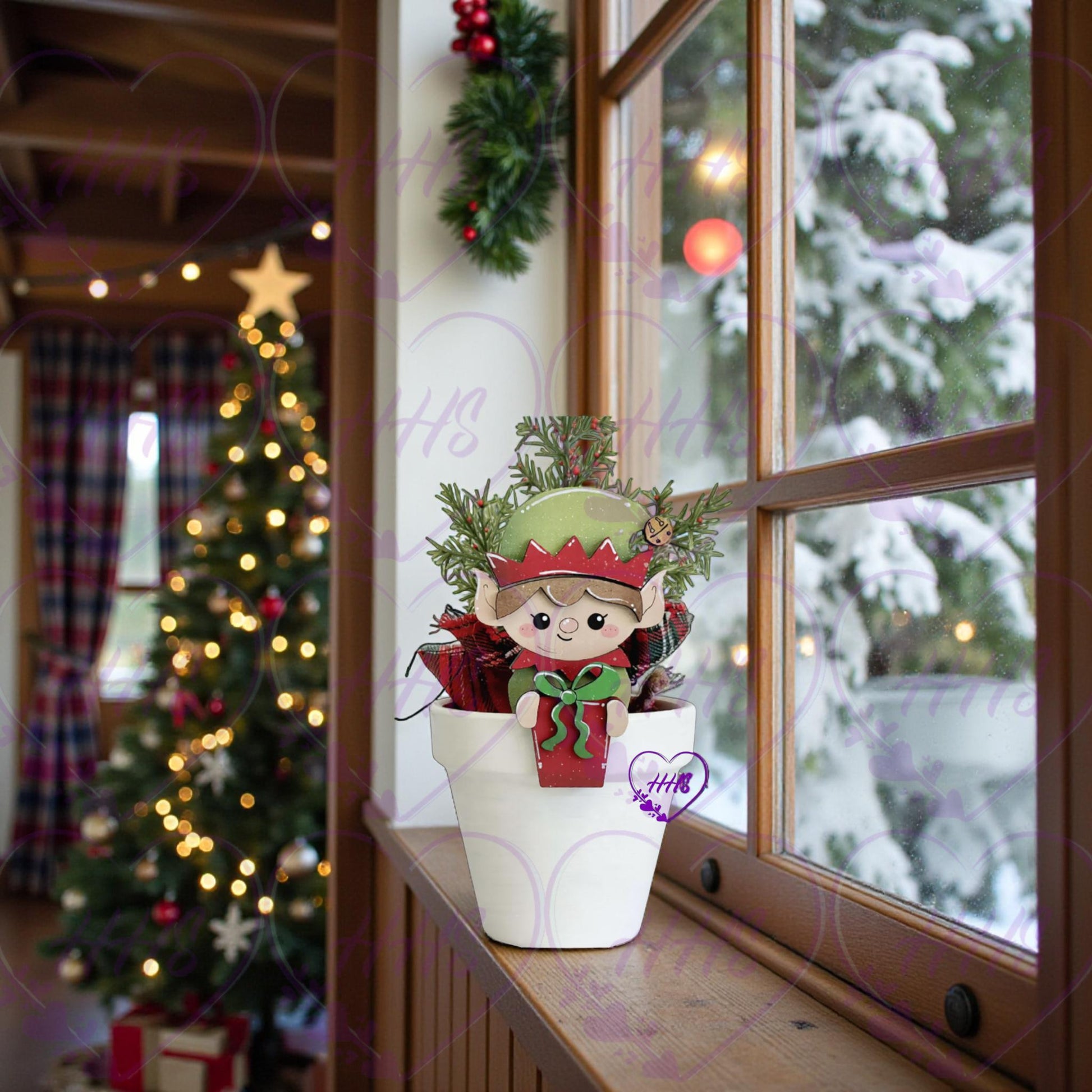 Christmas Elf Interchangeable Insert