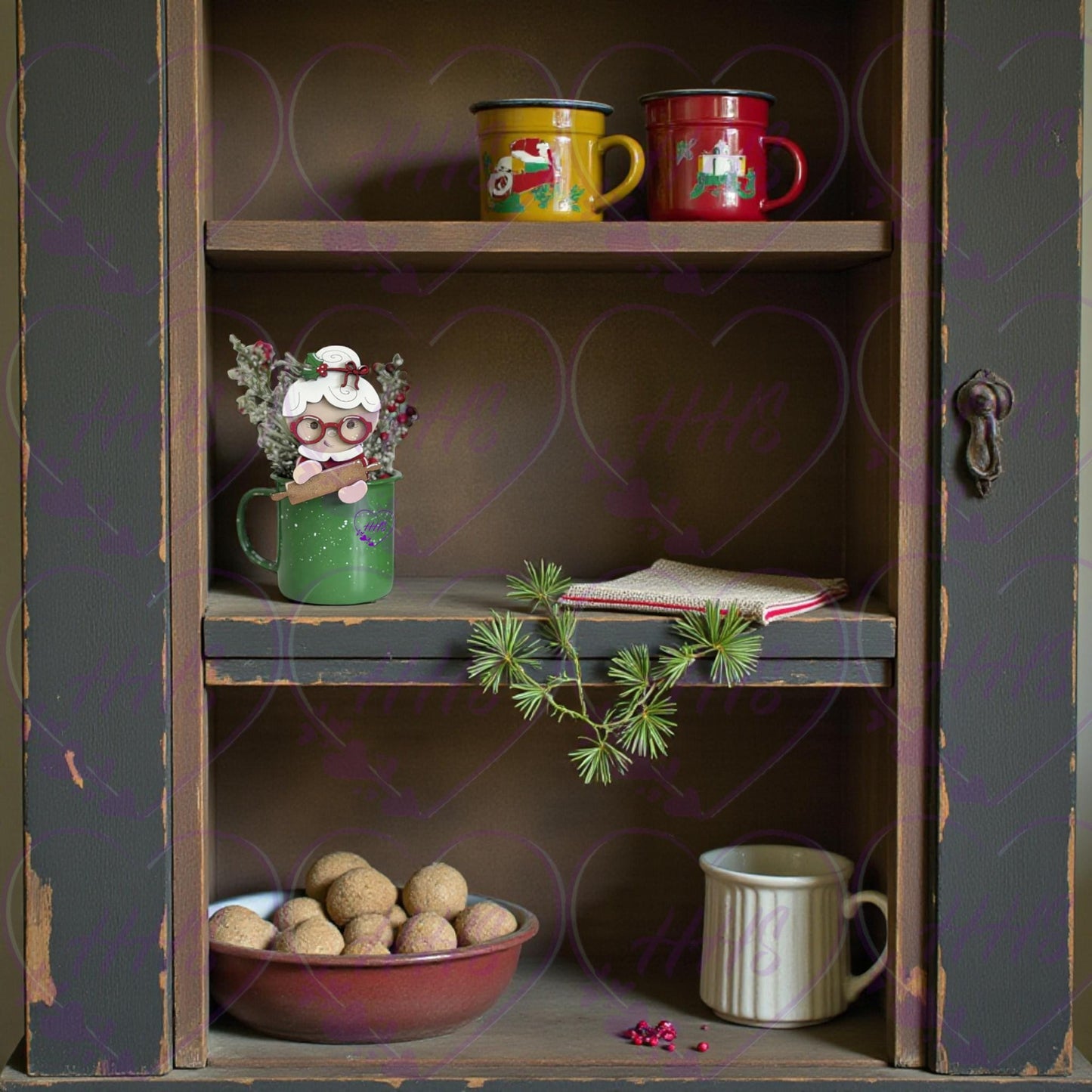 Mrs. Claus Baking Interchangeable Insert