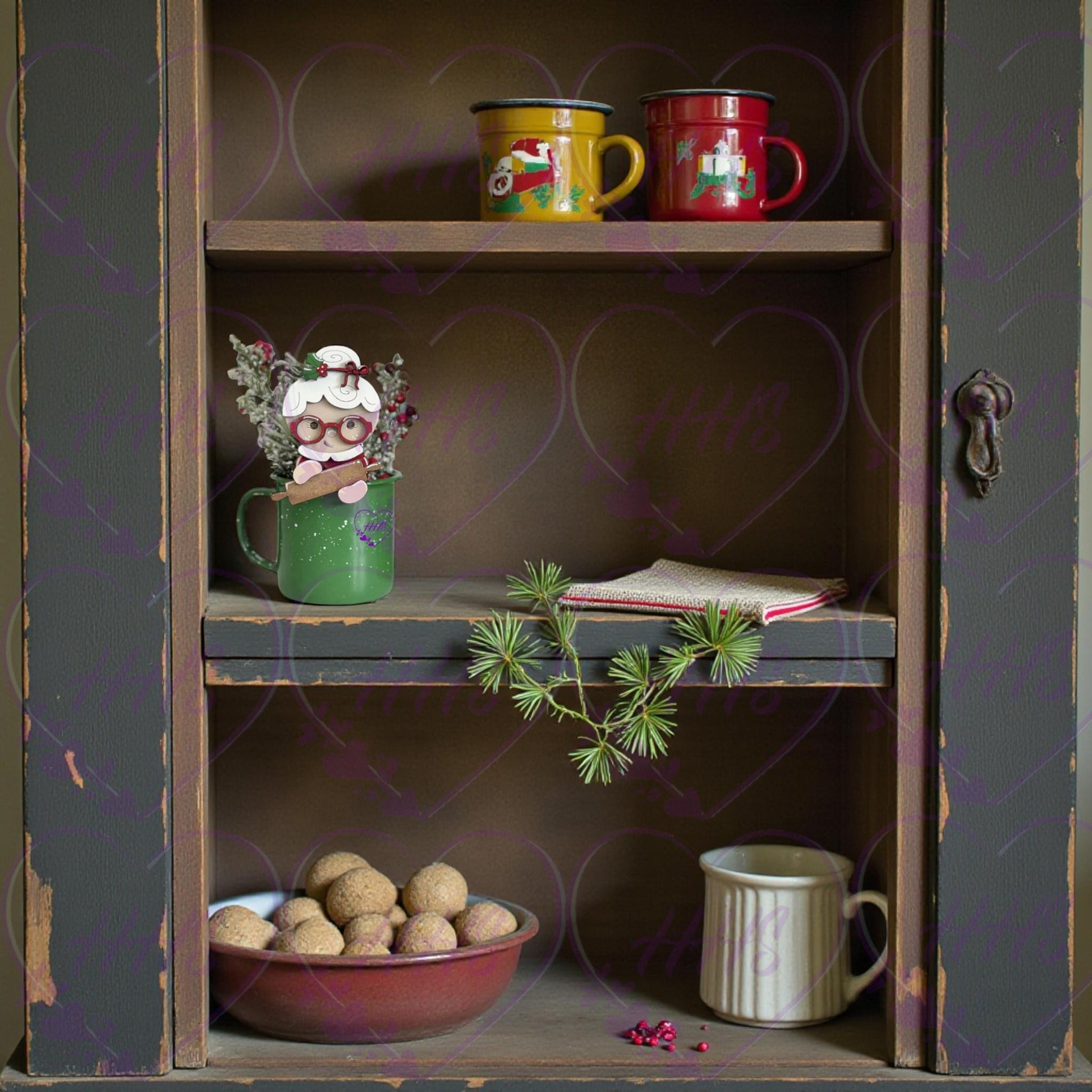 Mrs. Claus Baking Interchangeable Insert