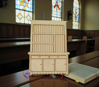Faith Hutch – Unfinished MDF DIY Décor Set